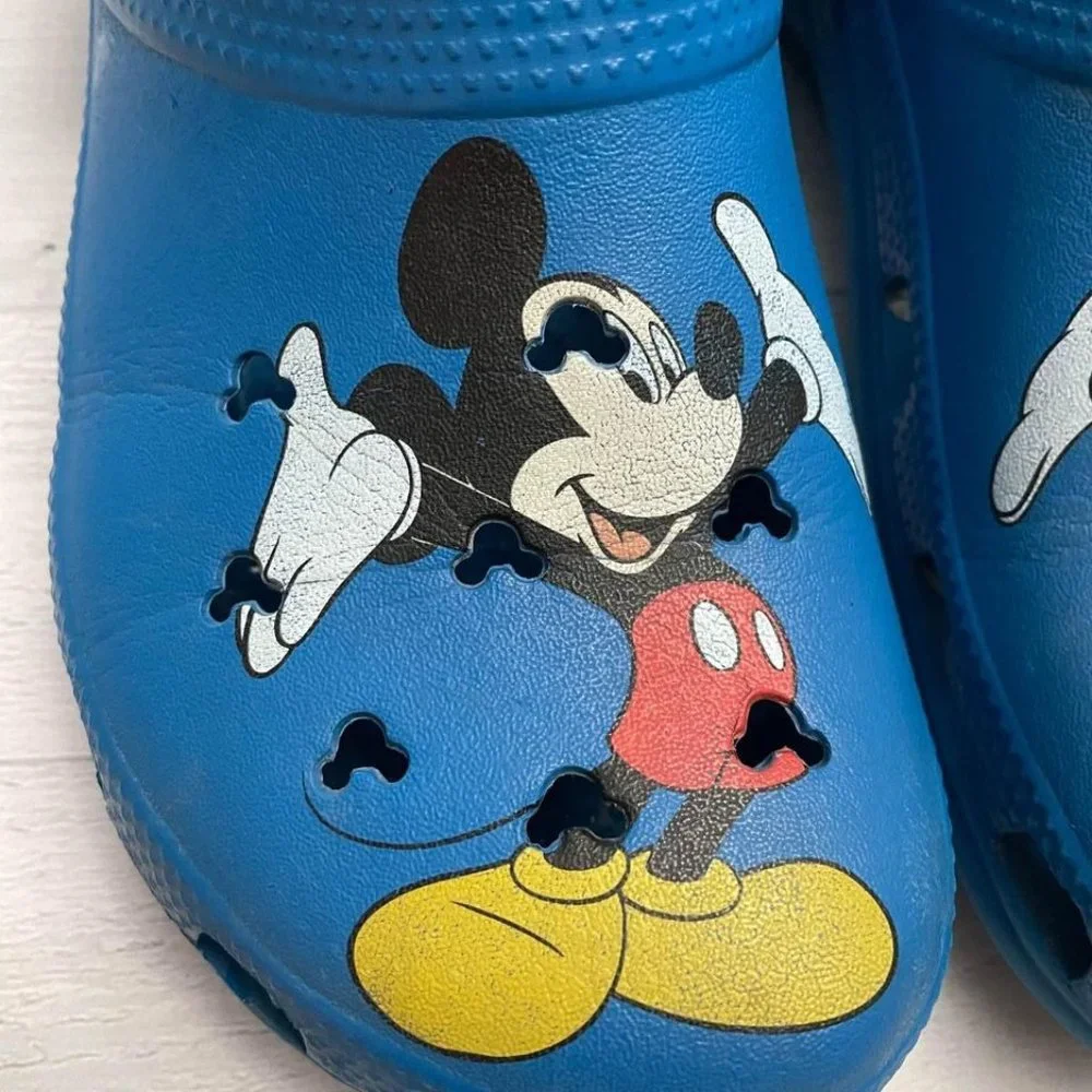 disney mickey mouse crocs mens 9/‎ womens 11 - Picture 3 of 9